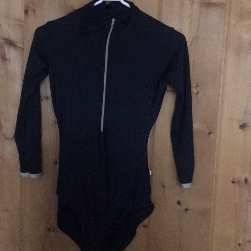 yumiko open back leotard with zipper *offers!